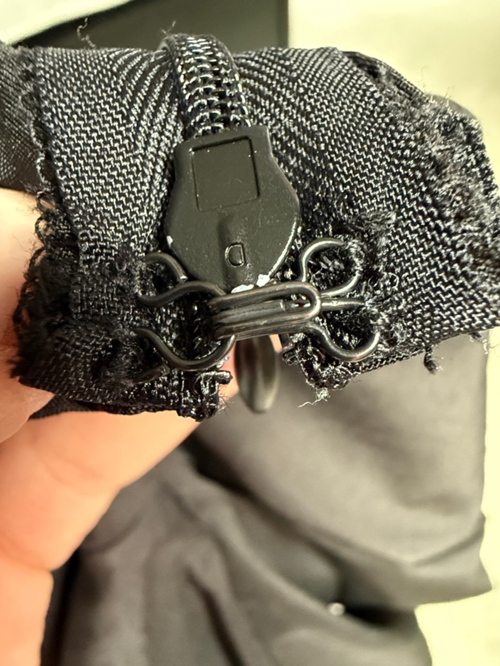 Twist-Front Cropped Blouse with Collared Neck - Black - Picture 14 of 14